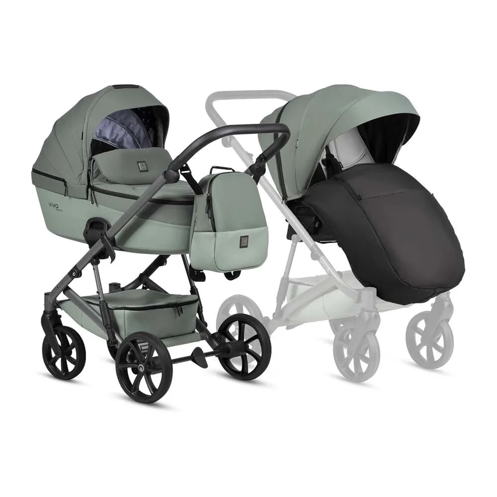 Коляска універсальна 2в1 Tutis Viva 6+ Essential 1612039 Sage фото 9