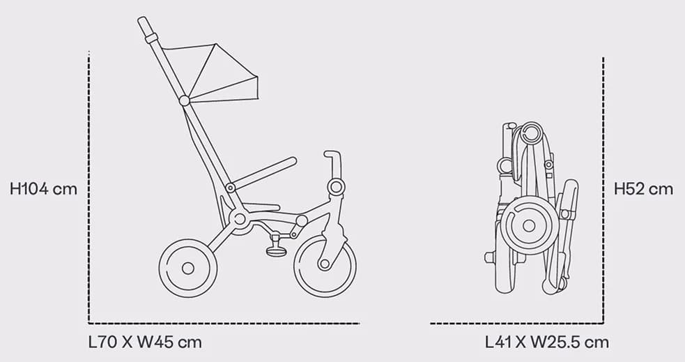 Коляска-велосипед SmarTrike Wonder Plus 5800601 Storm Black фото 8