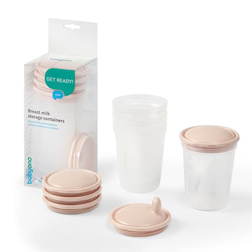 Контейнери для зберігання молока BabyOno 4шт 1028/01