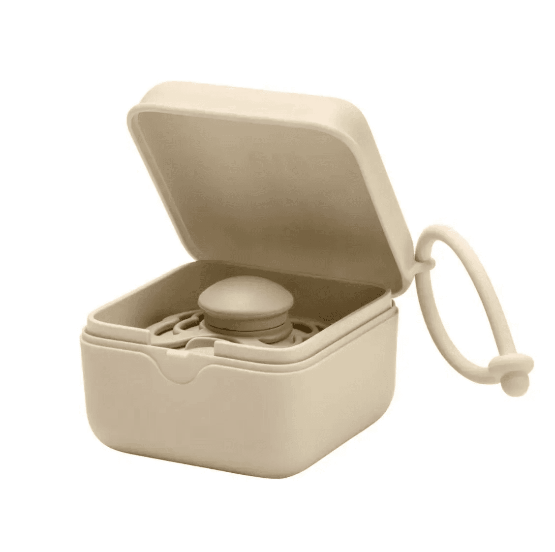 Контейнер для пустушок BIBS Pacifier Box Vanilla 4200245