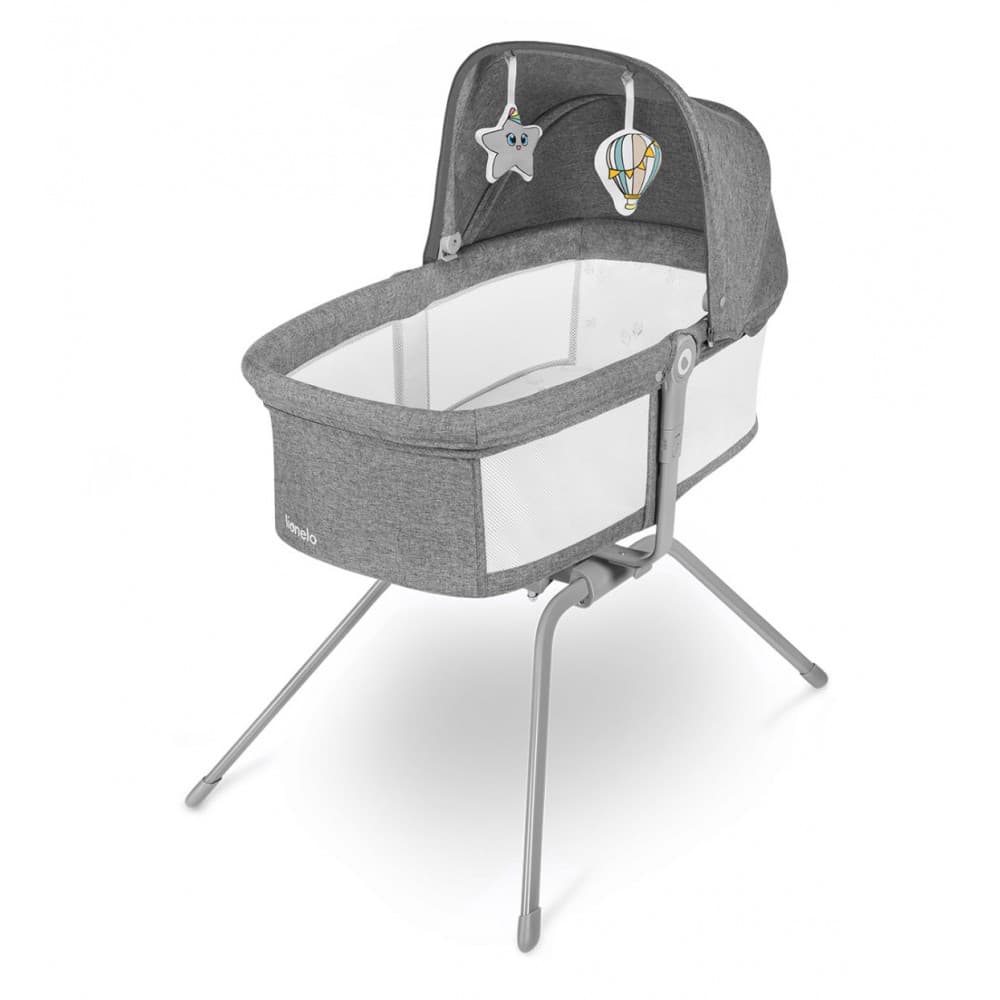 Ліжко-колиска 3в1 Lionelo Malin Evo Grey Stone LO-MALIN GREY STONE
