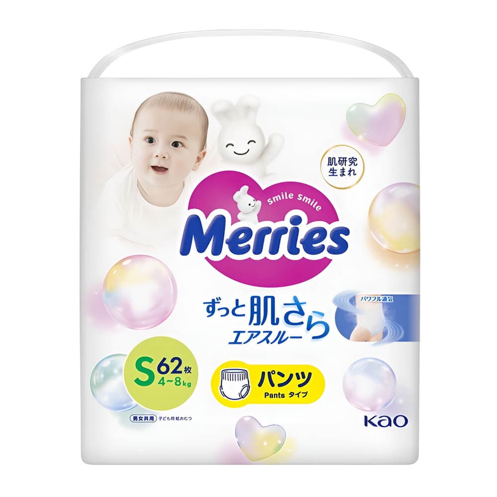 Підгузники-трусики Merries S 62шт 424124