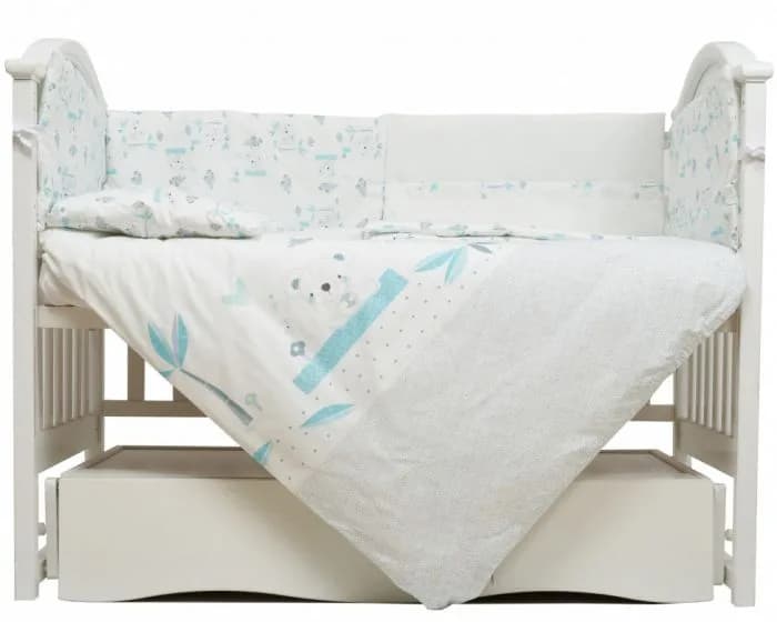 Постільний комплект Twins Eco Line Koala mint 6од 4091-E-024 фото 3