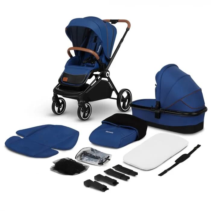 Коляска універсальна 2в1 Lionelo Mika Blue Navy LO-MIKA 2IN1 BLUE NAVY фото 2