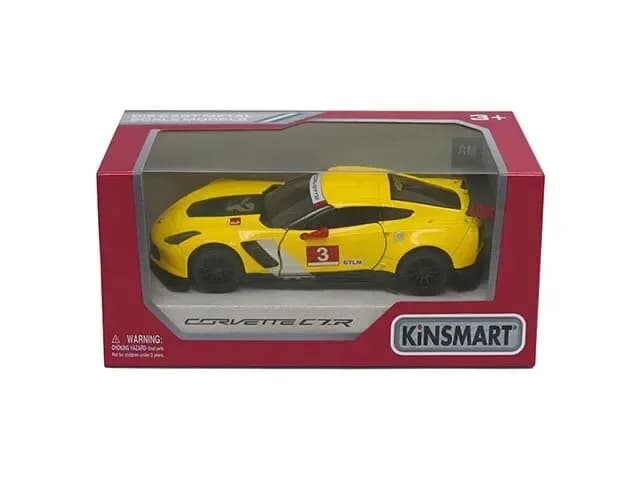 Машина Kinsmart Corvette C7.R Race Car 2016 1:36 KT5397W фото 2
