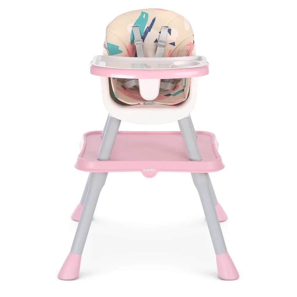 Стільчик для годування Bambi M 5672-8 Pink фото 3