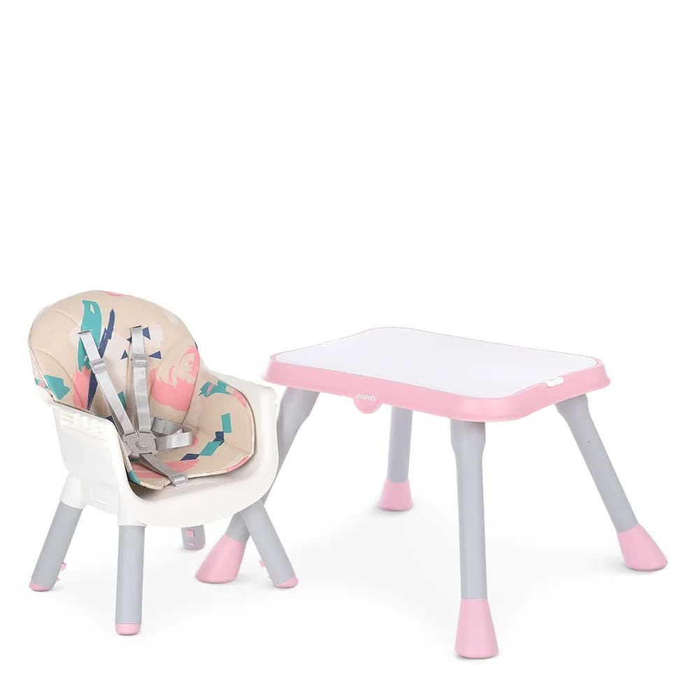 Стільчик для годування Bambi M 5672-8 Pink фото 2