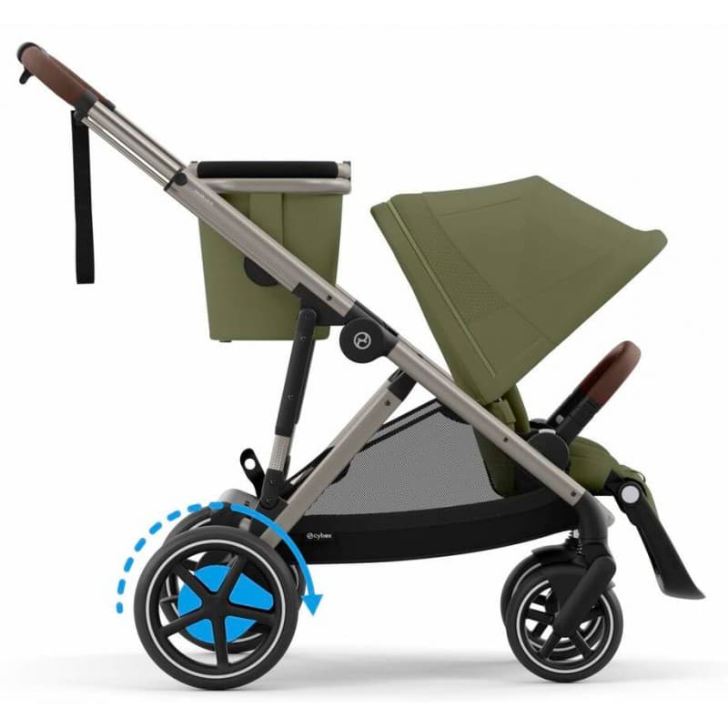 Коляска прогулочная Cybex e-Gazelle S TPE 525000169 Green khaki