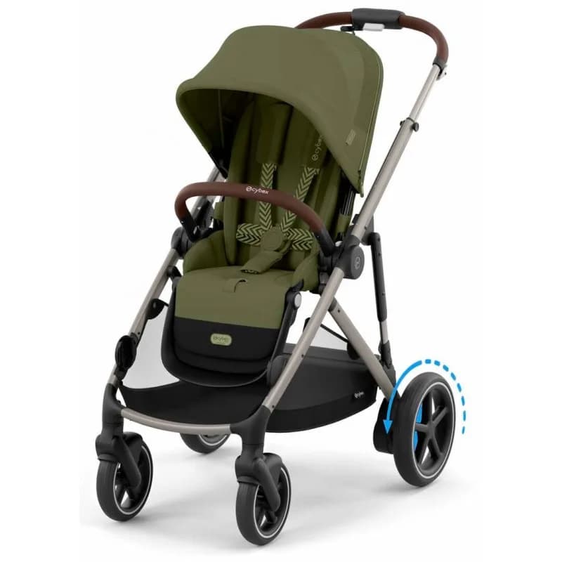Коляска прогулочная Cybex e-Gazelle S TPE 525000169 Green khaki фото 6