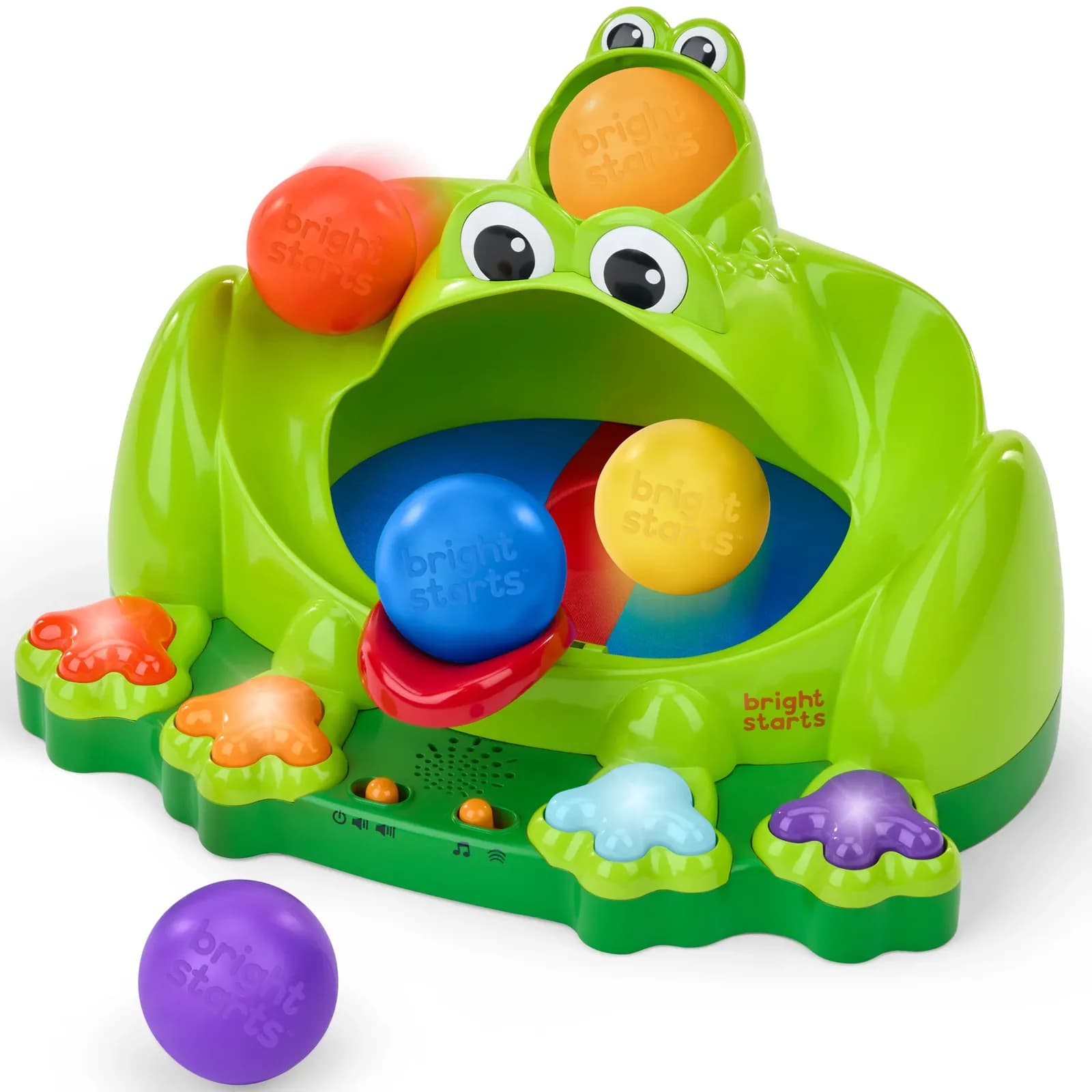 Іграшка музична Bright Starts Poppin' Ball Frog 17159 фото 2