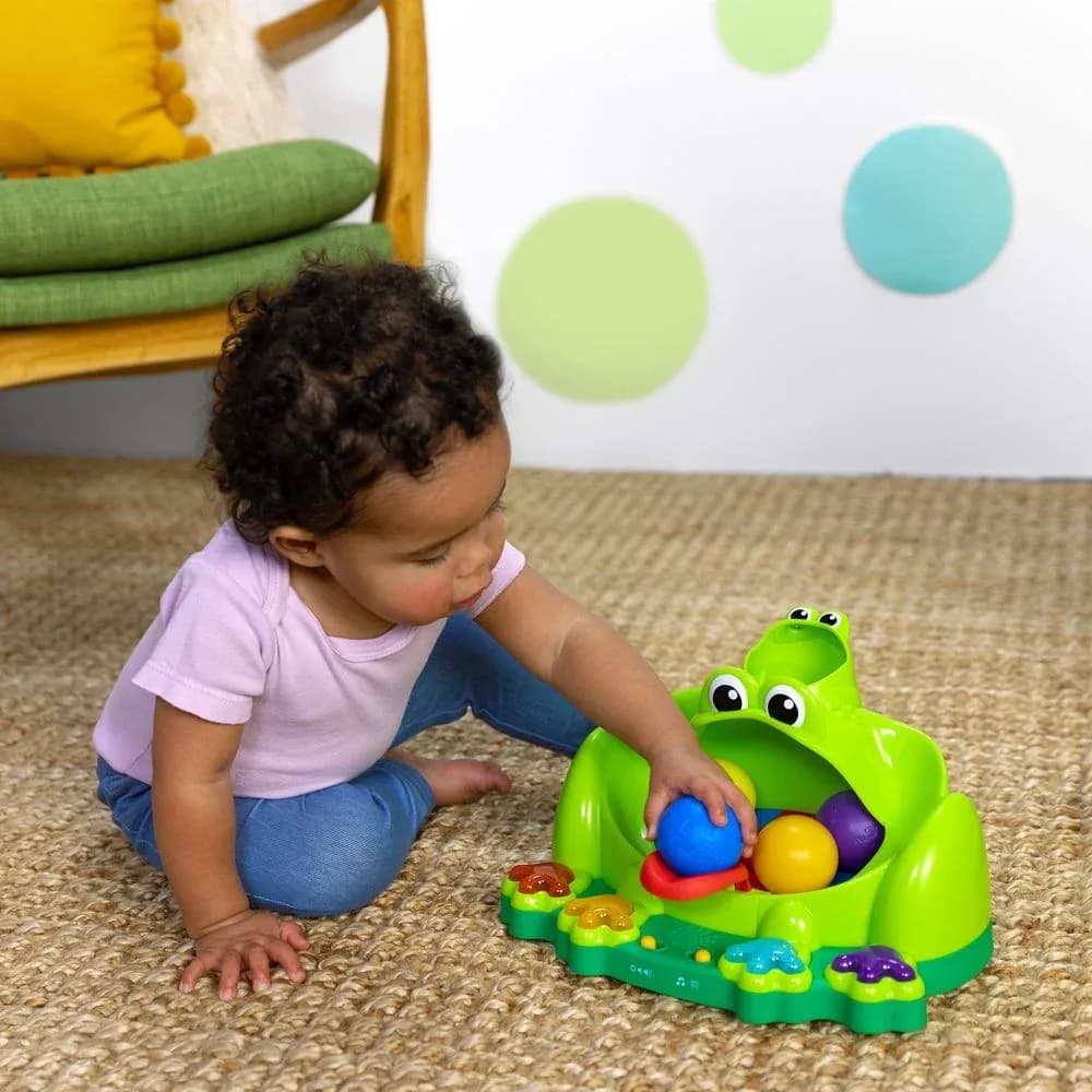 Іграшка музична Bright Starts Poppin' Ball Frog 17159 фото 3
