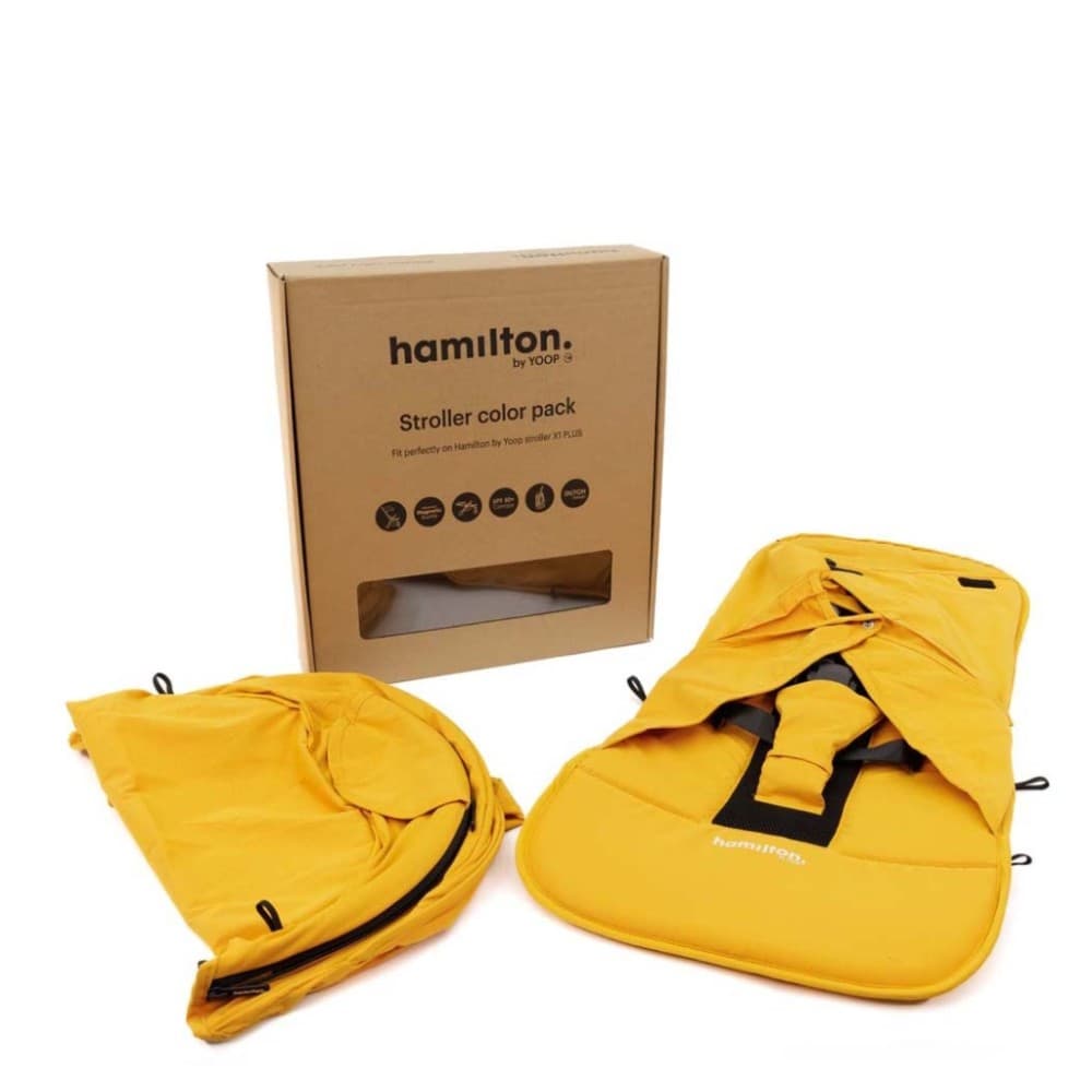 Набір текстилю для коляски Hamilton by Yoop X1 Plus S1 Plus 65061 Coral Orange