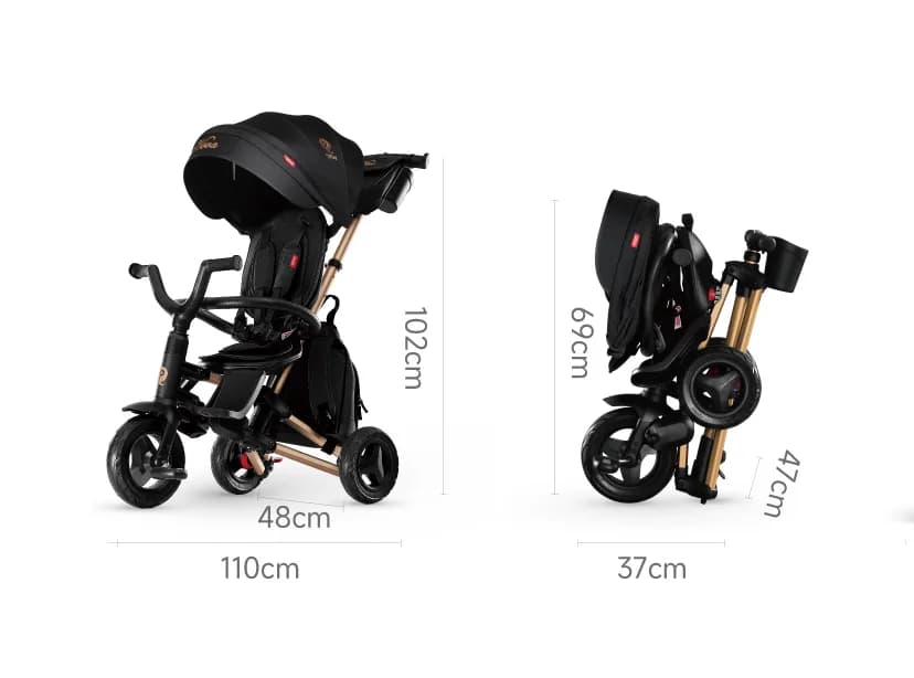 Велосипед QPlay Nova Pro Gold Matt Black S800NovaProGoldBlack фото 2