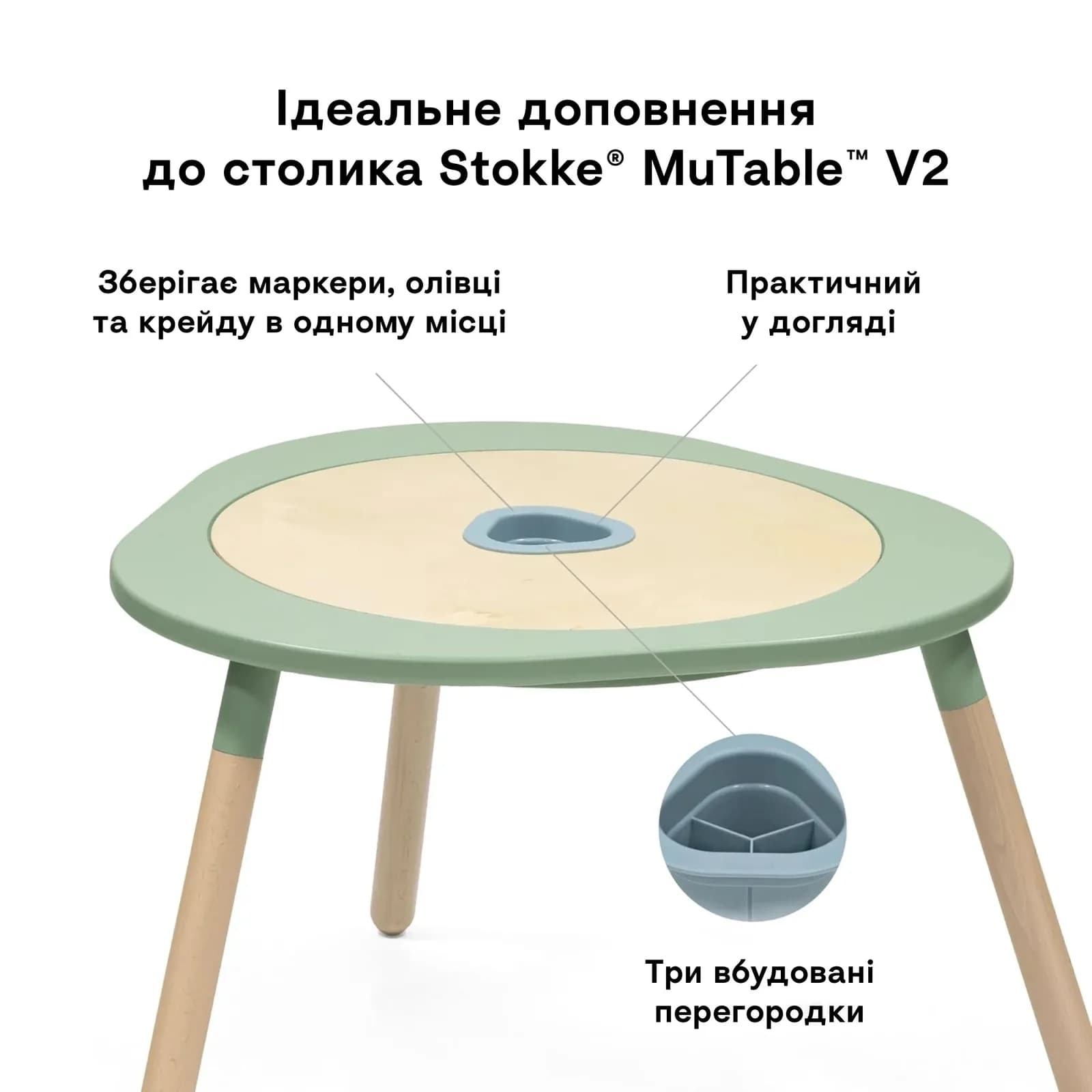 Органайзер для столика Stokke MuTable V2 627301 фото 3