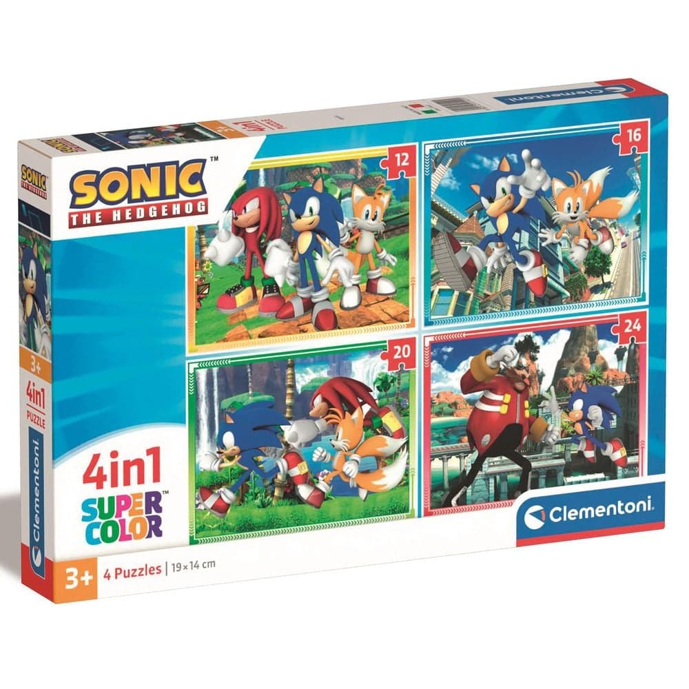 Пазл 4в1 Clementoni Sonic 21522