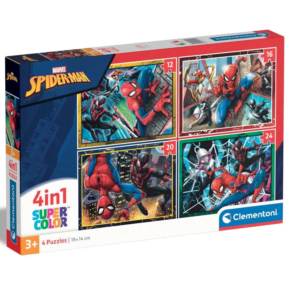 Пазл 4в1 Clementoni Spider Man 21515