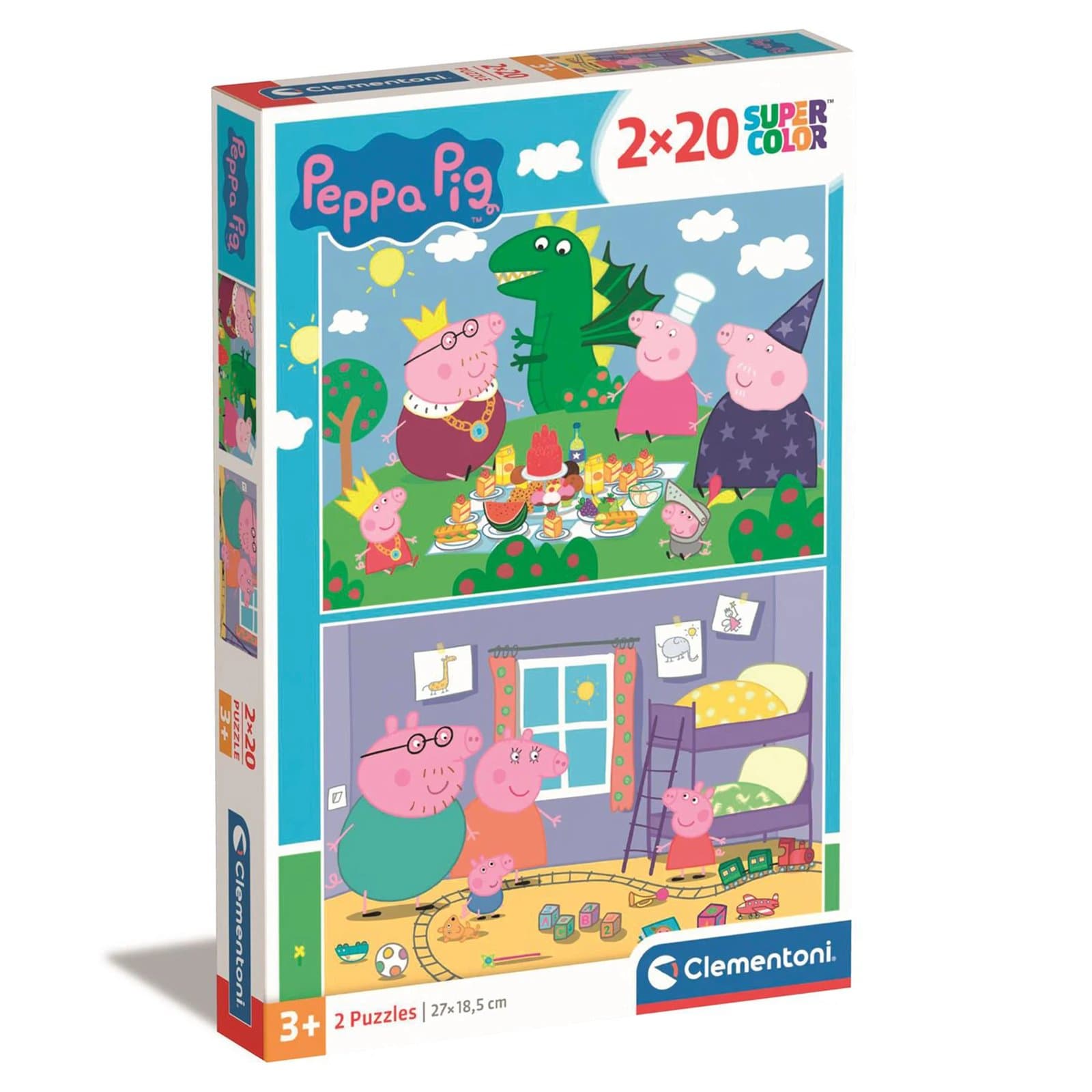 Пазл 2в1 Clementoni Peppa Pig 2*20ел 24778