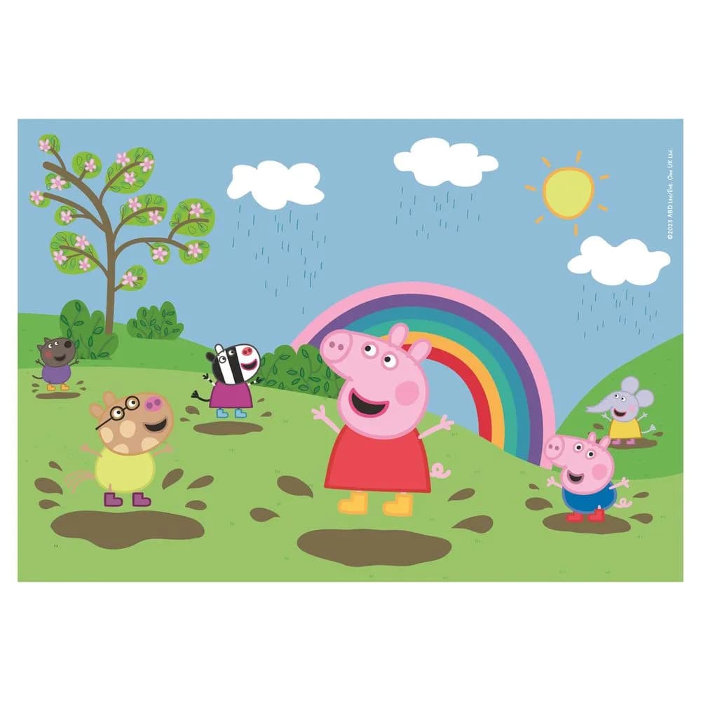 Пазл 2в1 Clementoni Peppa Pig 2*60ел 21622 фото 3