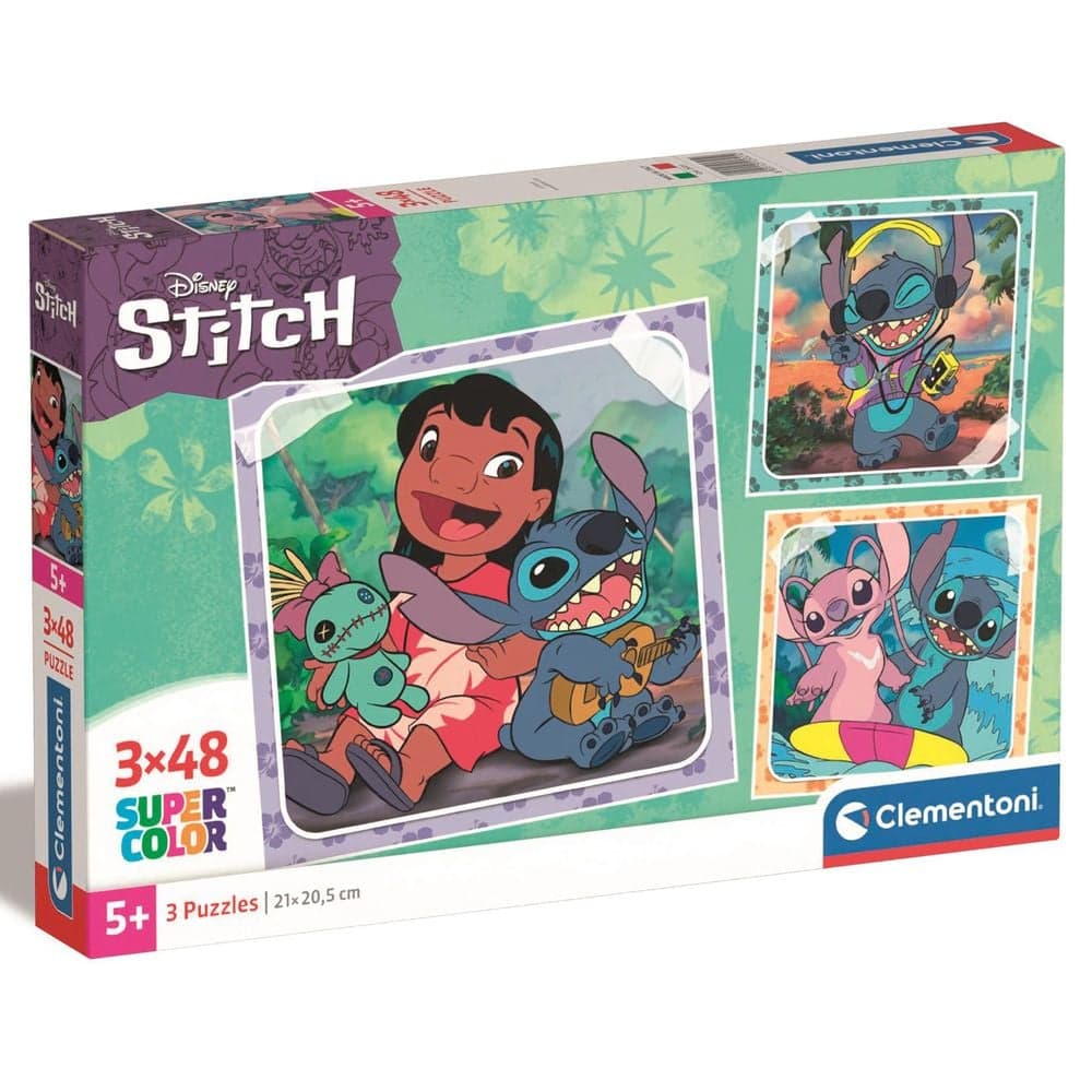 Пазл Clementoni Stitch 3*48ел 25321