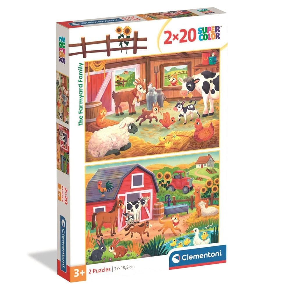 Пазл Clementoni The Farmyard Family 2*20ел 24818