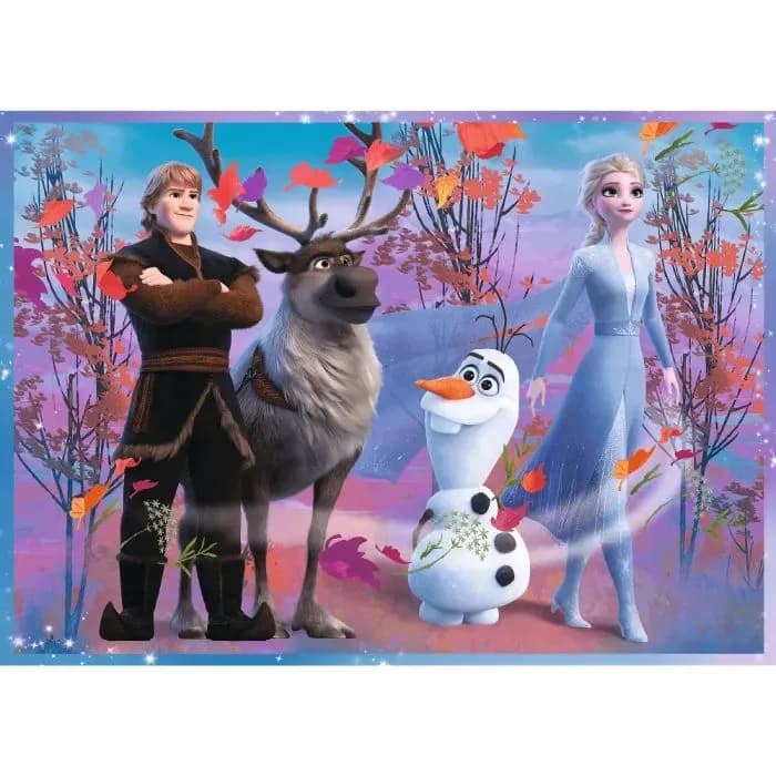 Пазл Trefl 4в1 Frozen Подорож у невідоме 34323 фото 2
