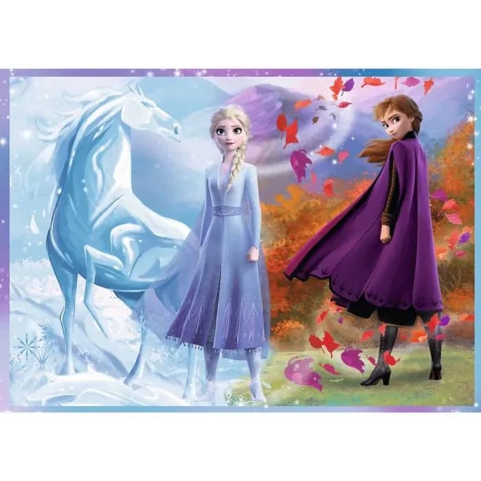 Пазл Trefl 4в1 Frozen Подорож у невідоме 34323 фото 5