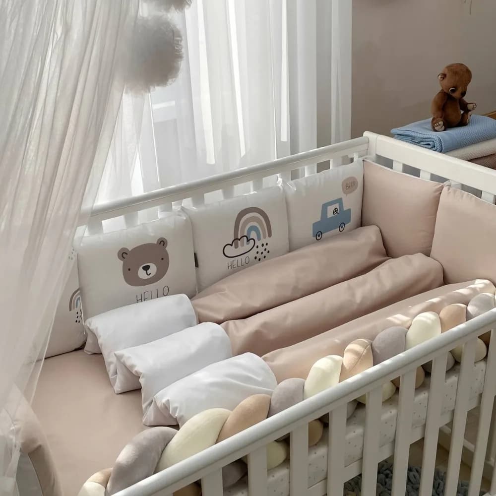Постільний комплект Маленька Соня Арт Дизайн Hello Bear 6од 023933 фото 5