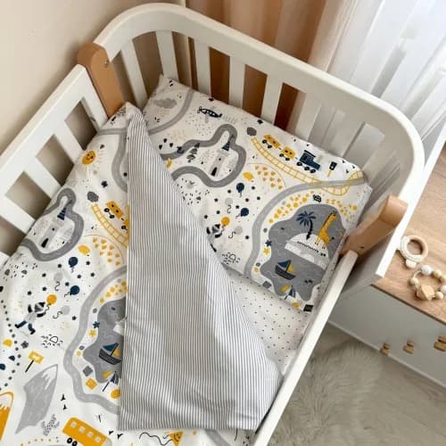 Змінний комплект Маленька Соня Baby Mix Залізна дорога 3од 0391851 фото 2