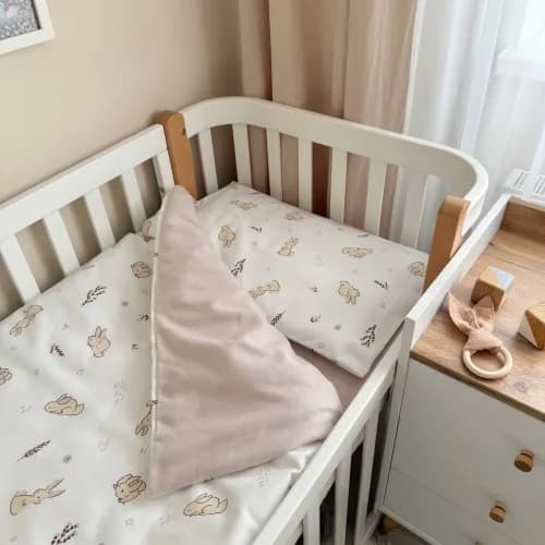 Змінний комплект Маленькая Соня Зайчики з сердечками 3од 0365865 фото 3