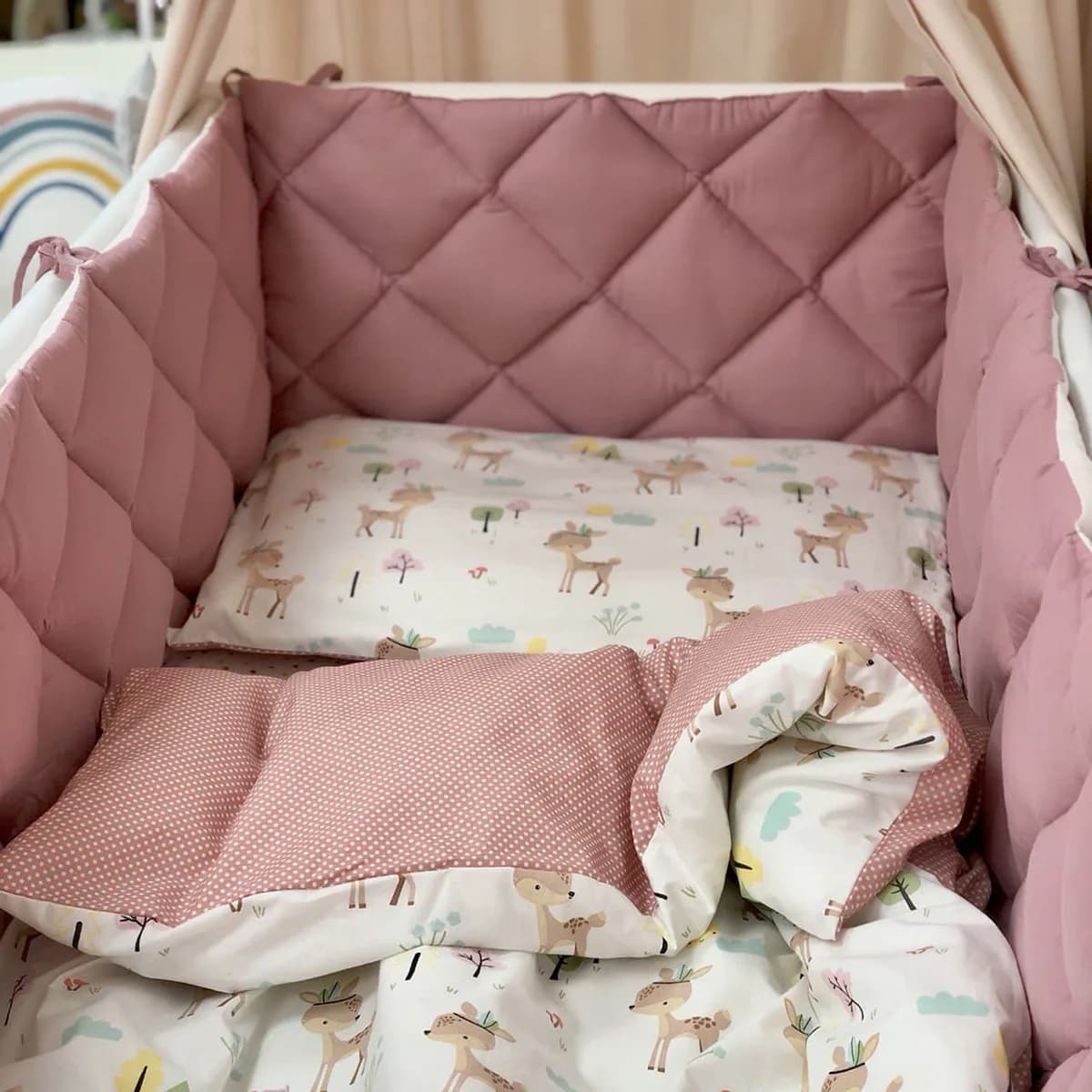 Постільний комплект Маленька Соня Baby Mix Газель 6од 0291599 фото 2