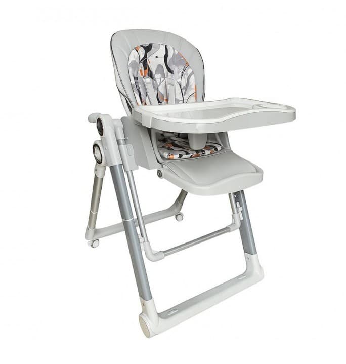 Стільчик для годування 3в1 Adbor Glamour grey AGG1