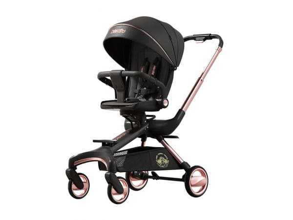 Коляска прогулянкова Beruty Spaсe BBTL-08BL black/gold