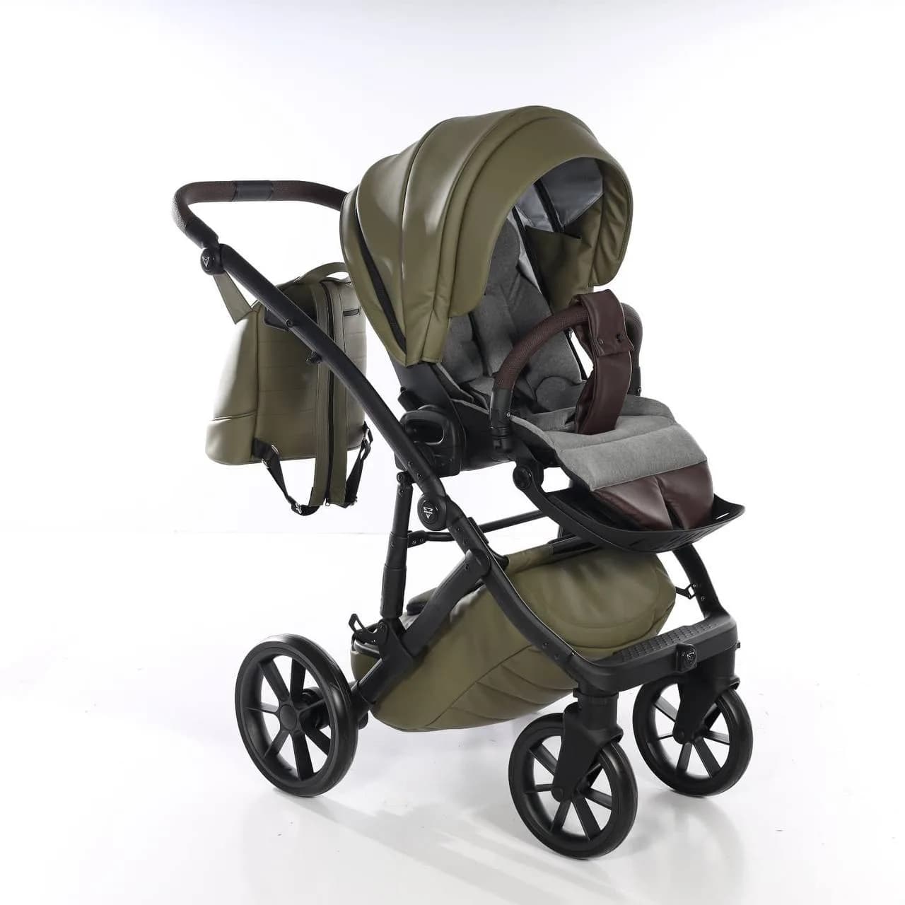 Коляска універсальна 2в1 Junama Space Eco New 03 J-SpEN-03 Khaki фото 4