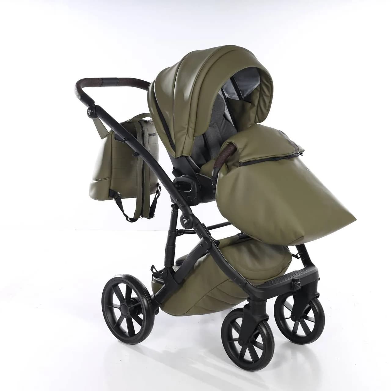 Коляска універсальна 2в1 Junama Space Eco New 03 J-SpEN-03 Khaki фото 3