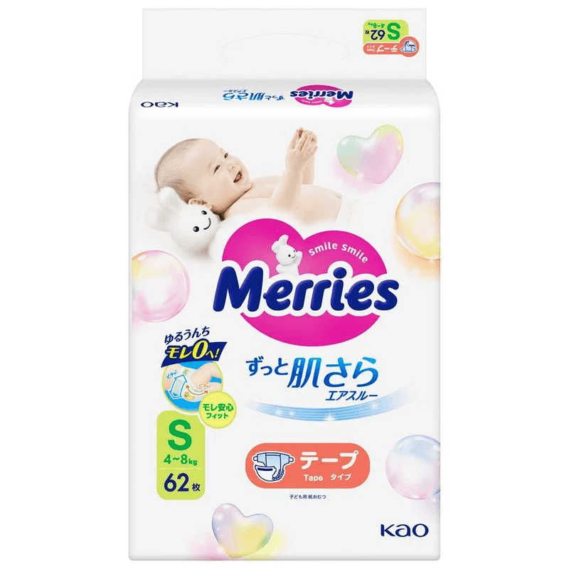 Підгузники Merries S 62шт 143770