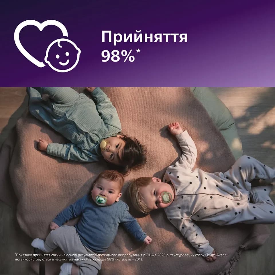 Пустушка Avent Ultra-Air 6-18м 2шт SCF087/13 фото 4