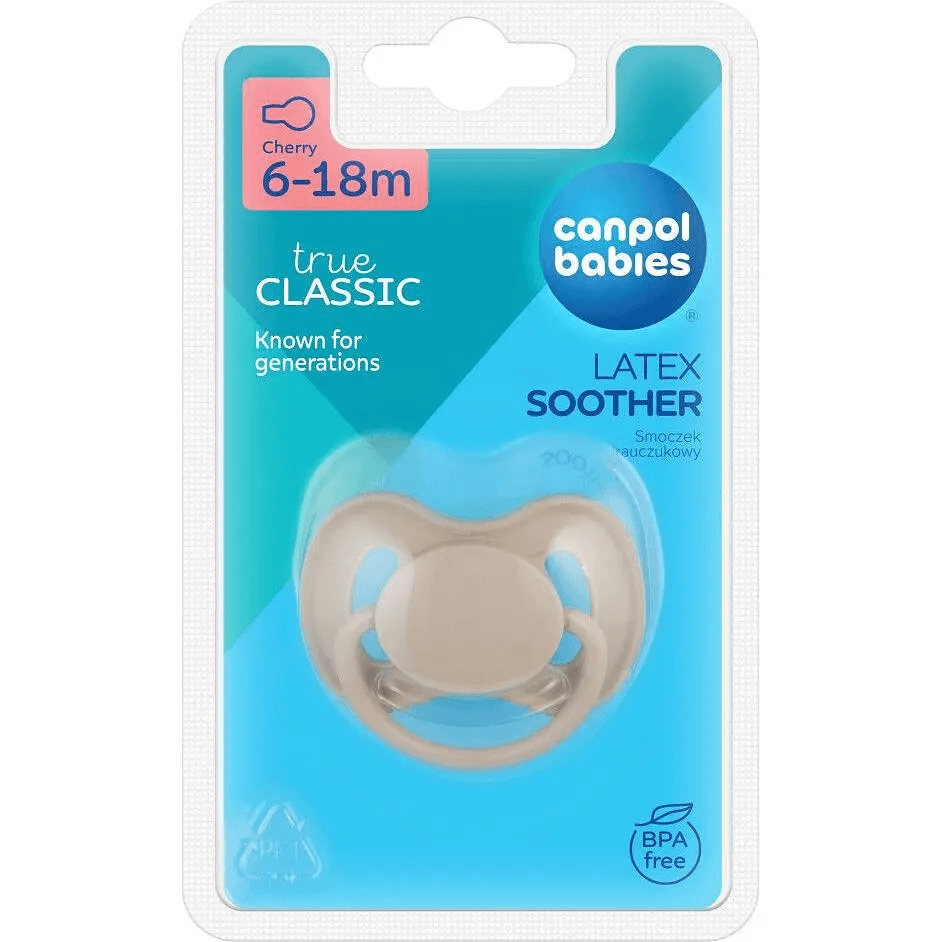 Пустушка латексна Canpol 6-18м 23/224_bei