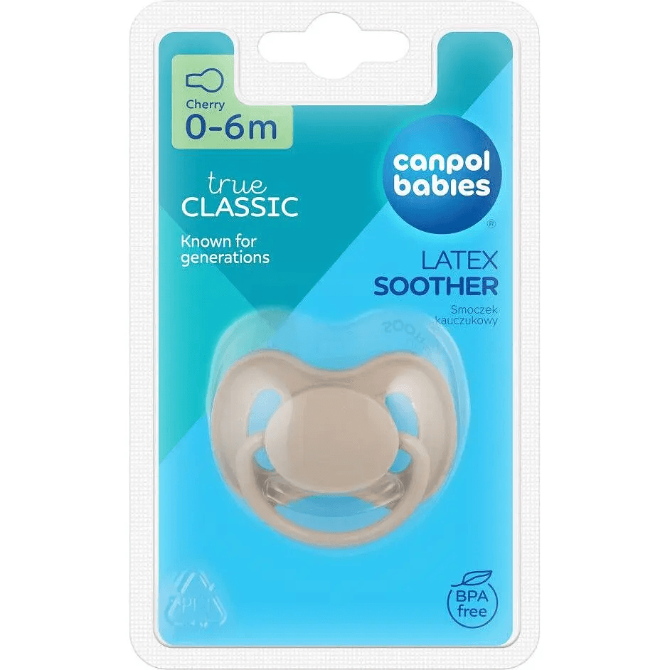 Пустушка латексна Canpol 0-6м 23/223_bei