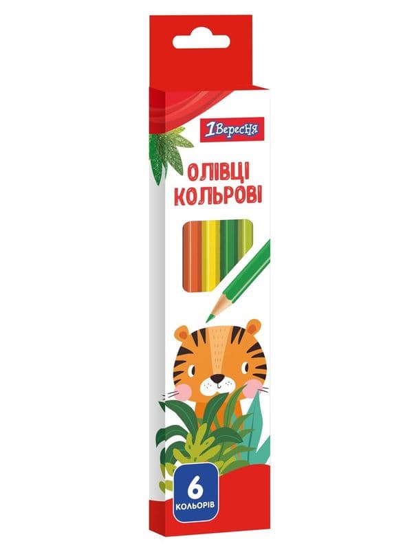 Олівці 1Вересня 6кол 290640