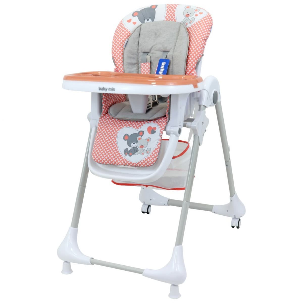 Стільчик для годування Twins Baby Mix UR-YQ-B003S Pink 39654
