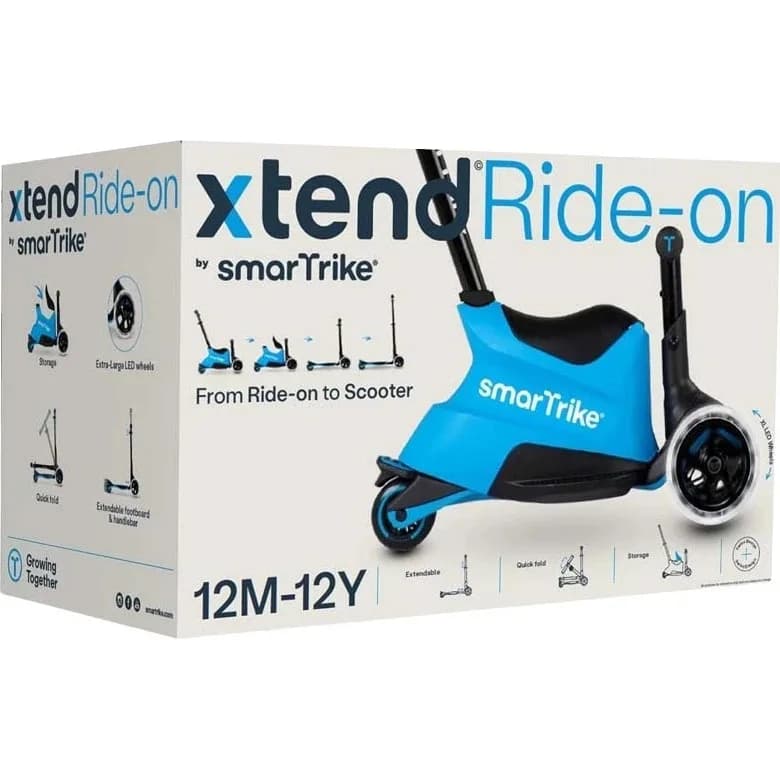 Самокат 3-х колісний smarTrike Xtend Ride-on 2401300 Blue фото 8