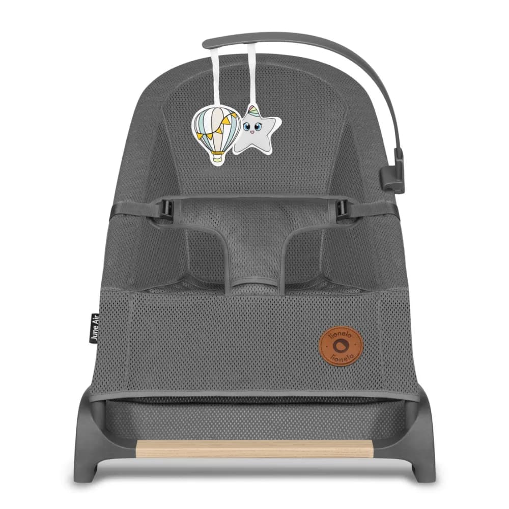Шезлонг-гойдалка Lionelo June Air Grey Graphite LO-JUNE AIR GREY GRAPHITE фото 2