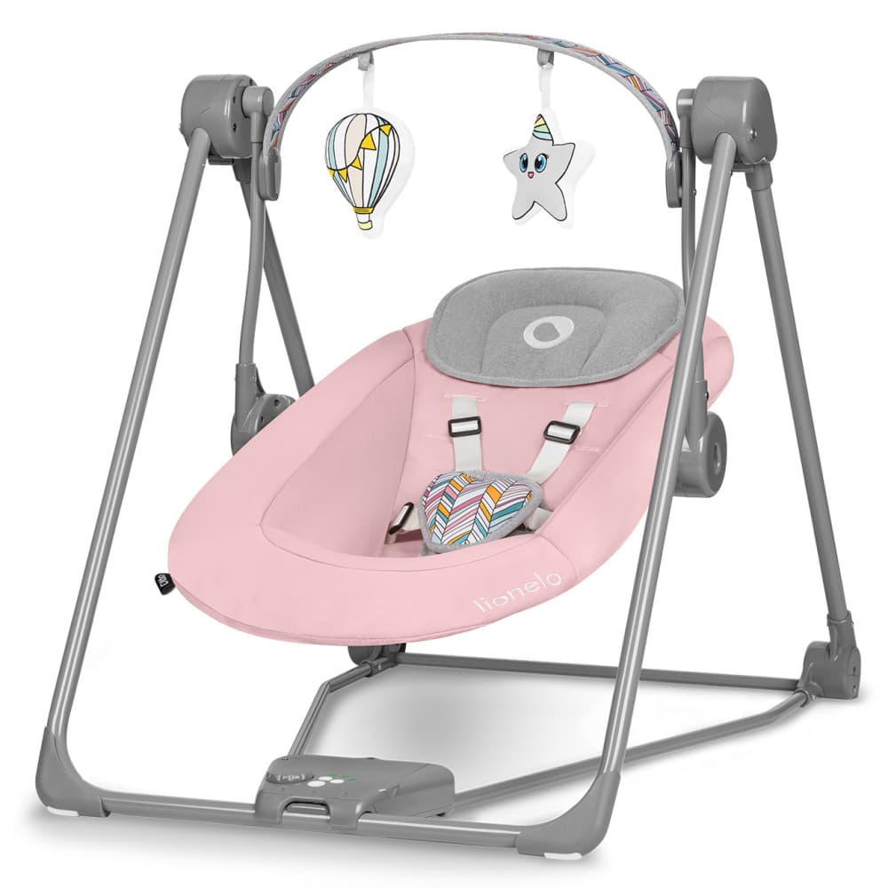 Крісло-гойдалка Lionelo Otto Pink Baby LO-OTTO PINK BABY