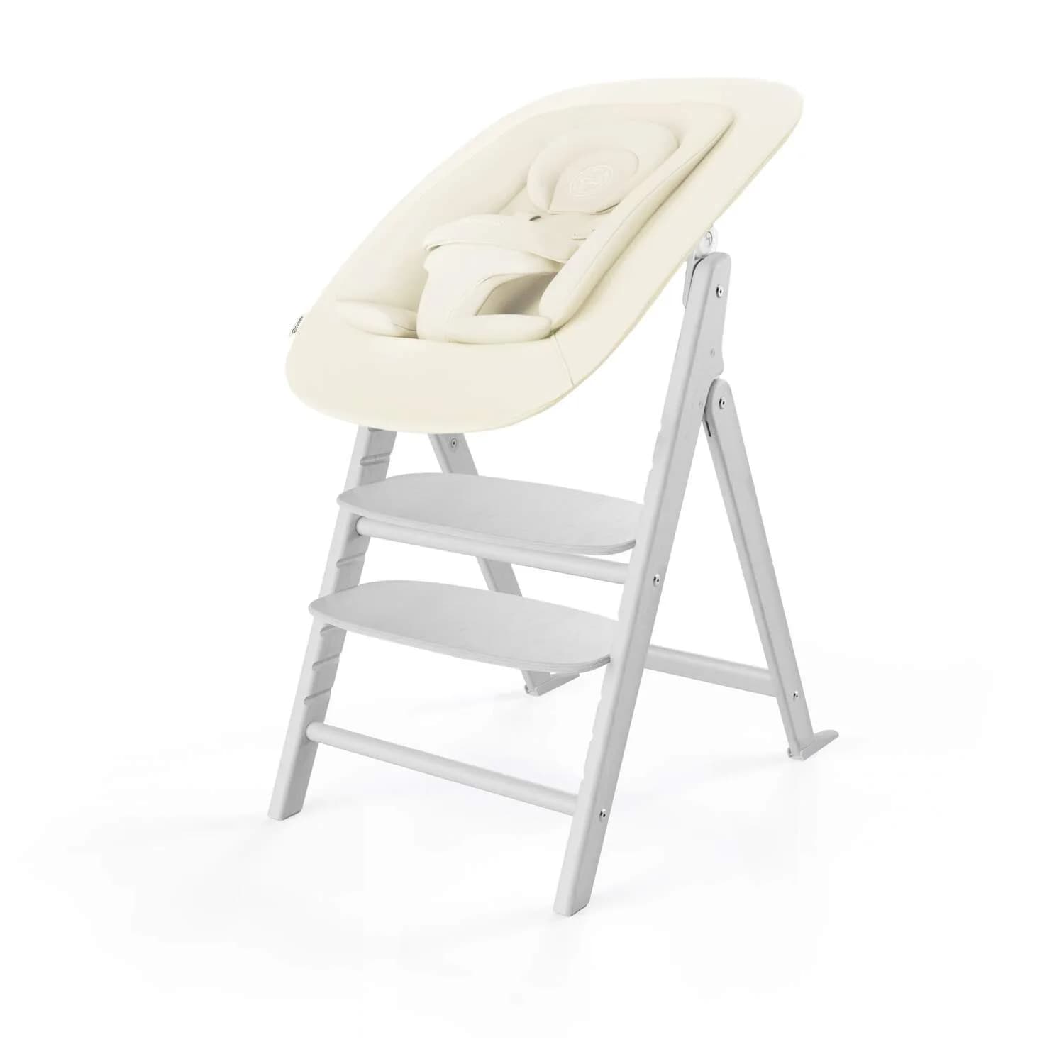 Стільчик для годування Cybex Click&Fold 4в1 524000857 All White фото 2