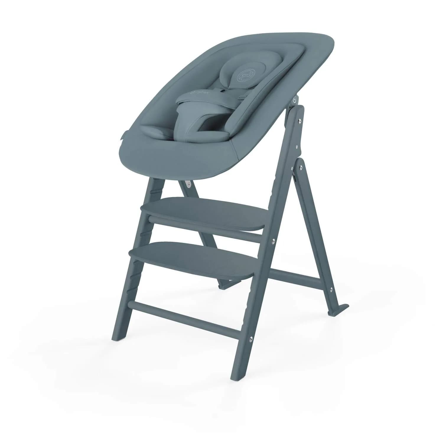 Стільчик для годування Cybex Click&Fold 4в1 524000881 Stone Blue фото 3