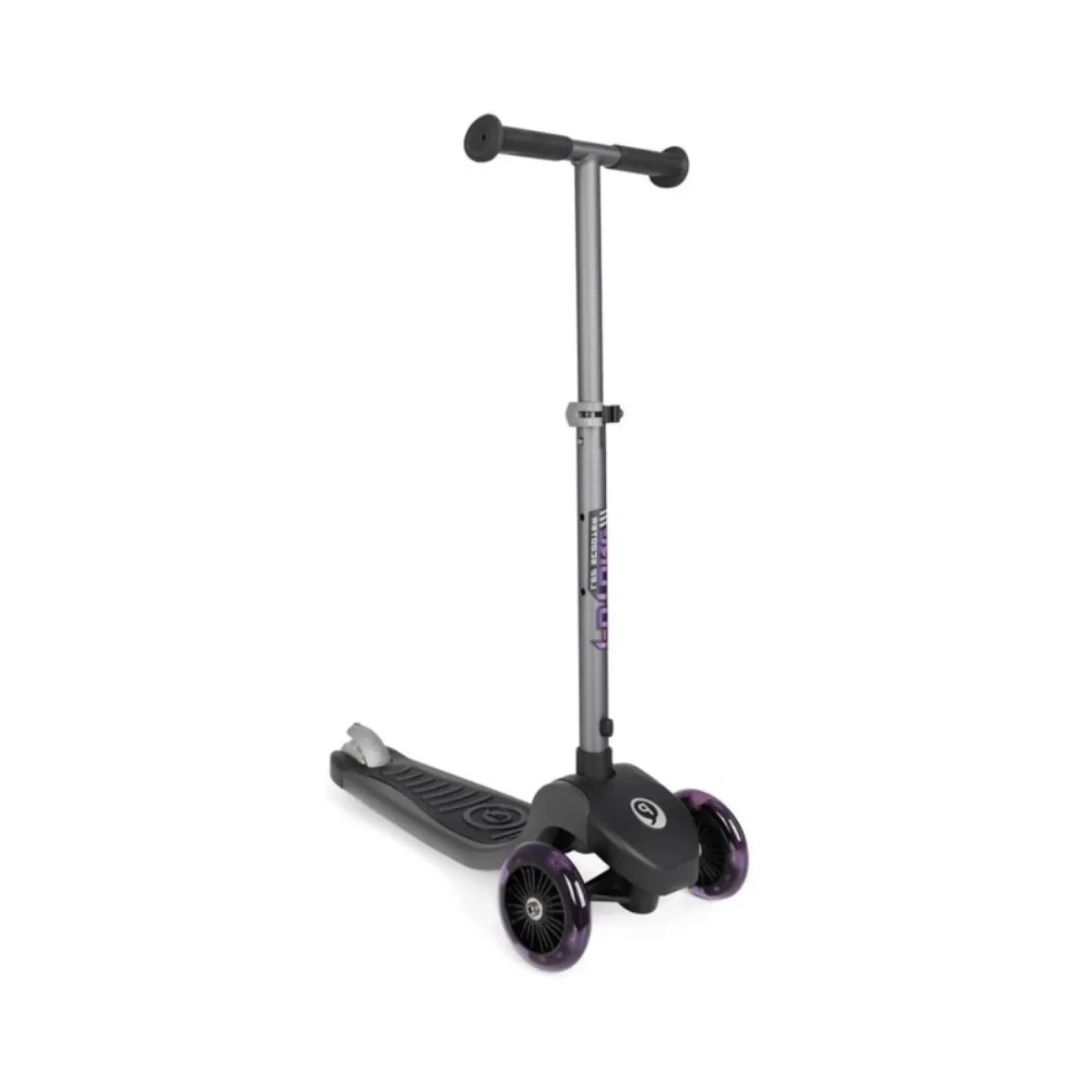 Самокат 3-колісний Qplay Future Eco Purple з LED-підсвіткою ST-001FutureEcoPurple фото 4
