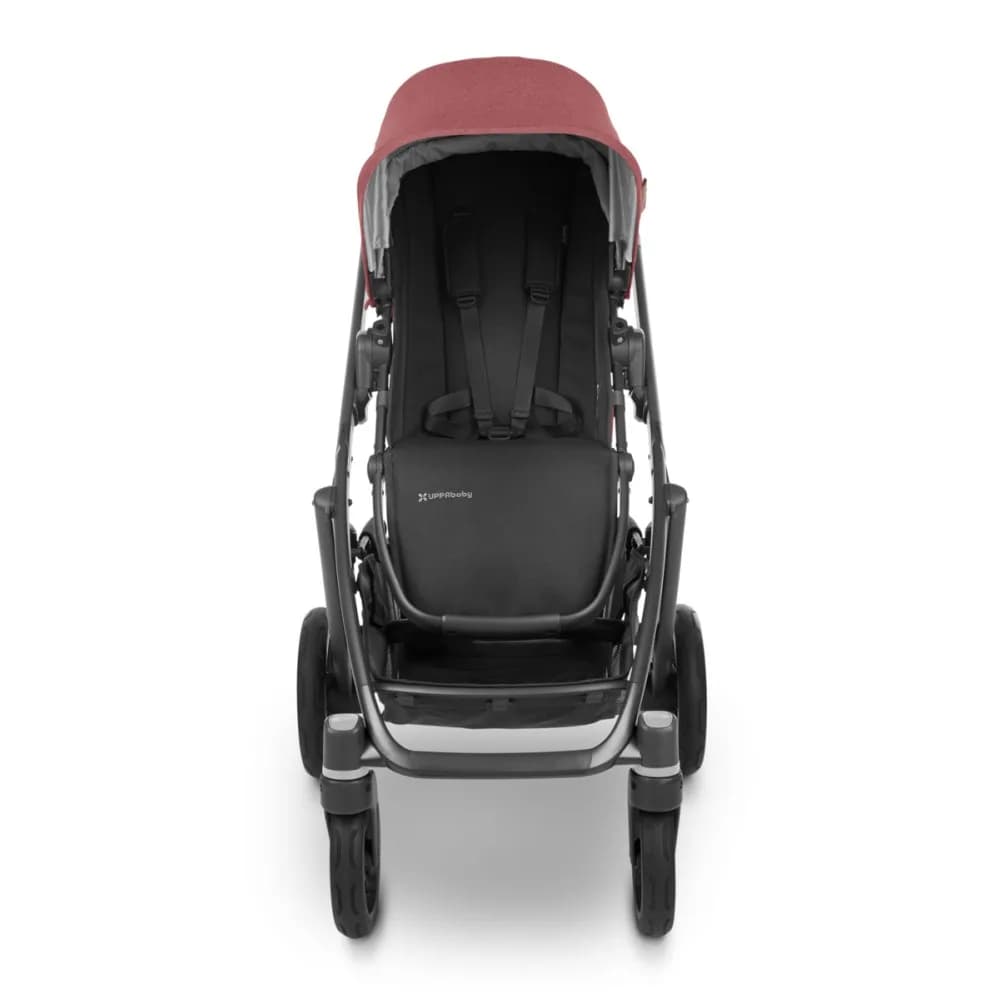 Коляска прогулянкова Uppababy Cruz V2 Lucy Rosewood melange/Carbon frame/Saddle leather 0420-CRZ-EU- LCY фото 2