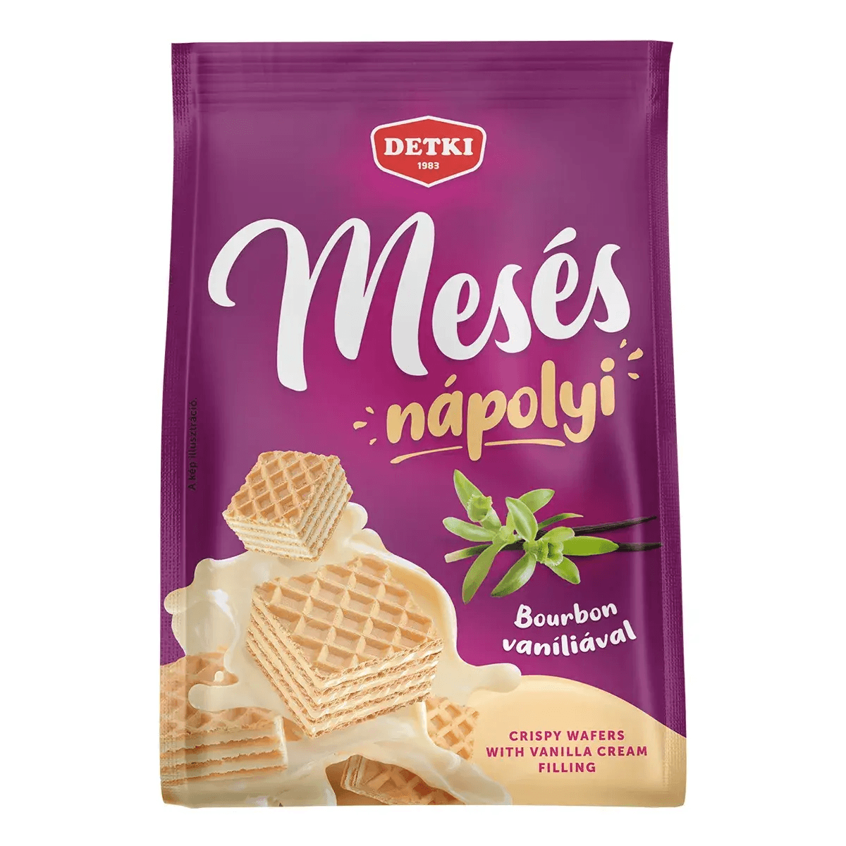 Вафлі Detki Meses Napolyi з ванільною начинкою 180г 1189064