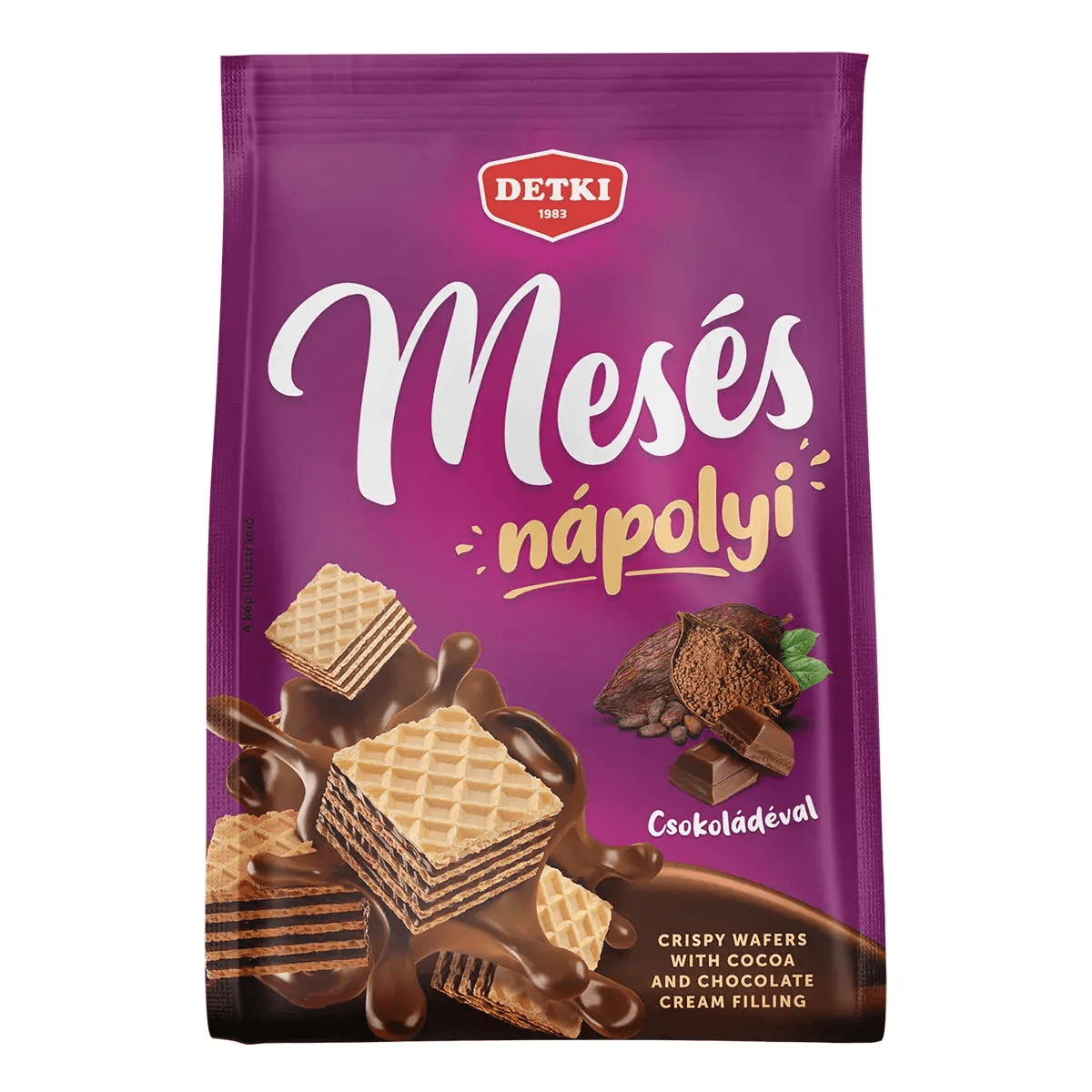 Вафлі Detki Meses Napolyi з шоколадною начинкою 180г 1189060