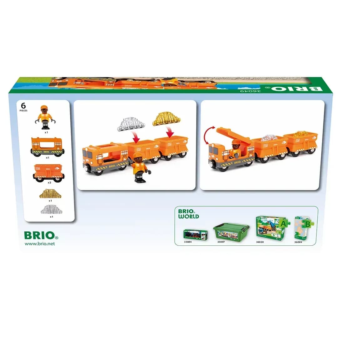 Вантажний потяг BRIO 36049 фото 5